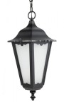 Retro Maxi lampa wisząca ogrodowa 1-punktowa czarna K 1018/1/BD