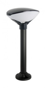 Teo lampa stojąca ogrodowa 1-punktowa czarna TEO 3