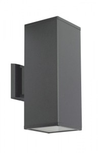 Adela kinkiet elewacyjny ścienny 2-punktowy ciemny popiel 8001 DG