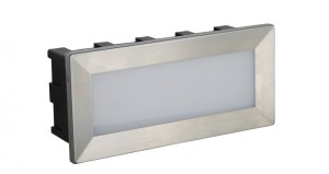 Mur LED Inox lampa zewnętrzna do zabudowy 1-punktowa C 04 