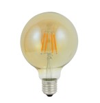 Żarówka LED Globe G95 E27/4W/2000K amber