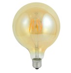 Żarówka LED Globe G125 E27/4W/2000K amber