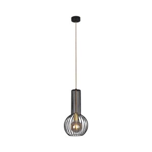 Arvi lampa wisząca 1-punktowa czarna K-4520