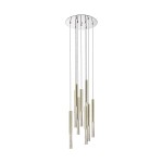 One LED lampa wisząca 9-punktowa złota P0461-09L-B5F7 