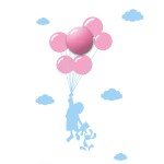 Balloons LED kinkiet + naklejki ML142