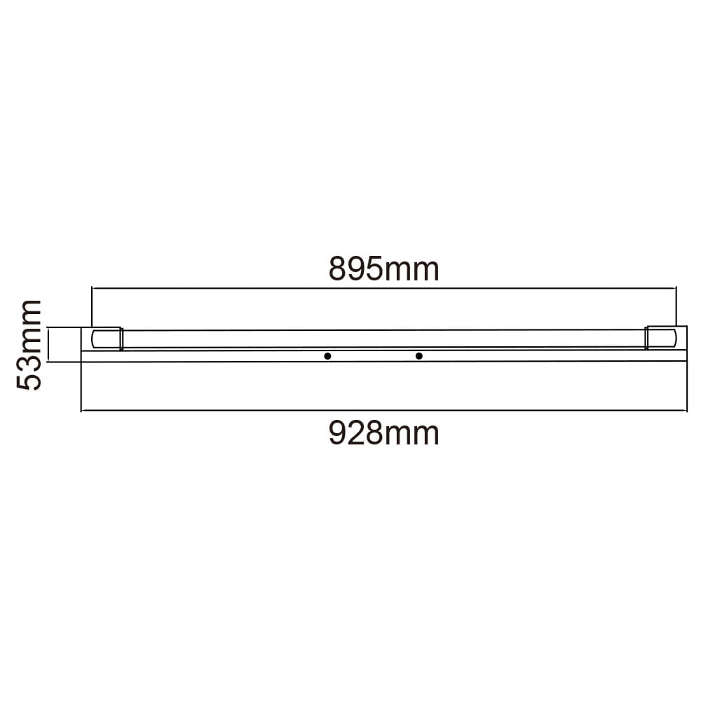 Kinkiet Primo 900, 1-punktowy, o wymiarach 928 mm długości i 53 mm szerokości, prostokątny, z materiału metalowego, przeznaczony do montażu ściennego, z klasą ochrony IP44, idealny do użytku wewnętrznego i zewnętrznego.
