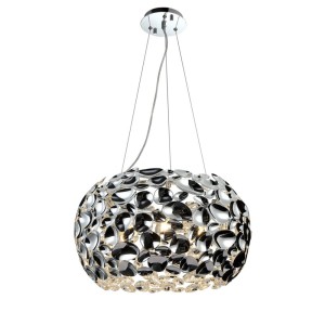 Carera Cromo lampa wisząca 6-punktowa chrom