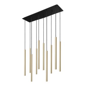 Laser lampa wisząca 10-punktowa mosiądz 8924