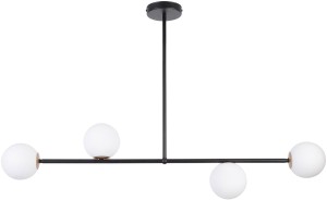 Gama lampa wisząca 4-punktowa czarna 33188