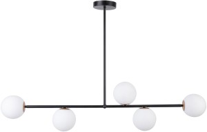 Gama lampa wisząca 5-punktowa czarna 33186