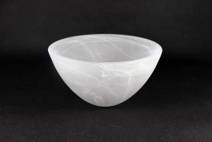 Klosz szklany Esla stożek D170 alabaster