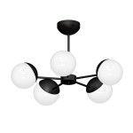 Sfera lampa wisząca 5-punktowa czarna MLP8866