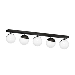 Sfera lampa sufitowa 5-punktowa czarna MLP8859