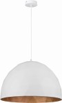 Diament D50 lampa wisząca 1-punktowa biały/miedziany 31370