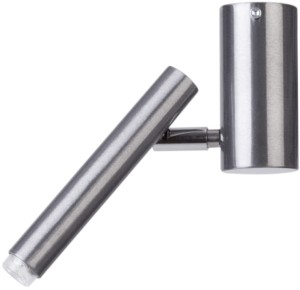 Sopel Krótki lampa sufitowa (spot) 1-punktowa srebrna 33158