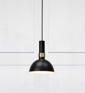 Larry lampa wisząca 1-punktowa czarna/złota 106974