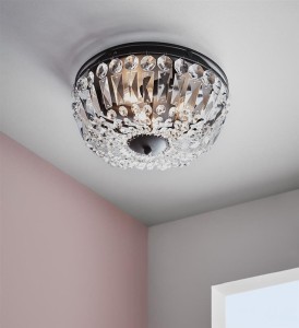 Vasa lampa sufitowa 3-punktowa czarna 107587
