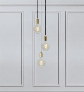 Sky lampa wisząca 3-punktowa złota 106333
