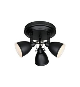 Fjallbacka lampa sufitowa (spot) 3-punktowa czarna 105815