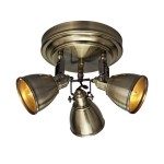 Fjallbacka lampa sufitowa (spot) 3-punktowa patyna 104050