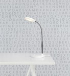 Flex LED lampka stołowa 1-punktowa biała/chrom 106466