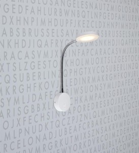 Flex LED kinkiet 1-punktowy biały/chrom 106468
