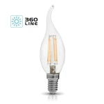 Żarówka LED Świeczka Deco E14/4W/3000K ciepła biała