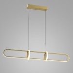 Cerrila LED lampa wisząca 3-punktowa złota PND-29772750-1A-GD