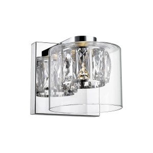 Gem LED kinkiet 1-punktowy chrom W0389-01A-B5AC