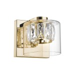 Gem LED kinkiet 1-punktowy złoty W0389-01A-F7AC