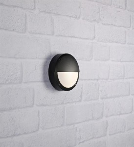 Hero LED kinkiet elewacyjny 1-punktowy czarny 106519
