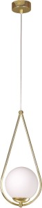 Neve Gold lampa wisząca 1-punktowa K-4775