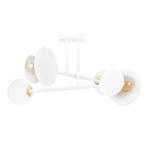 Minerva lampa sufitowa 4-punktowa biała 613/4