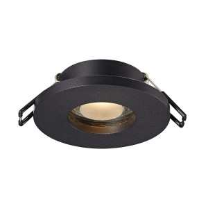 Chipa IP54 oprawa do zabudowy okrągła czarna ARGU10-034