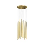 Louise LED lampa wisząca 12-punktowa złota AZ3420
