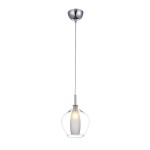 Amber Milano lampa wisząca 1-punktowa przeźroczysta AZ3074