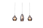 Amber Milano lampa wisząca 3-punktowa chrom AZ2149