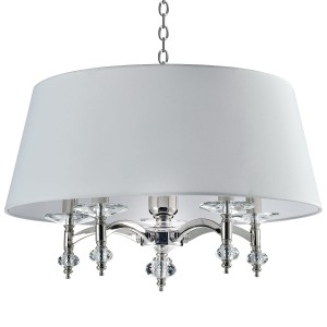 Verona żyrandol 5-punktowy P05377WH NI