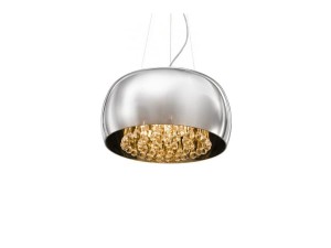 Burn 2 lampa wisząca 6-punktowa chrom AZ0700