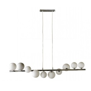 Sybilla lampa wisząca 10-punktowa chrom AZ2100