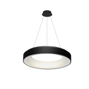 Sovana D45 CCT LED lampa wisząca 1-punktowa (z pilotem) czarna AZ3437