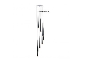 Stylo lampa wisząca 8-punktowa czarna AZ0161