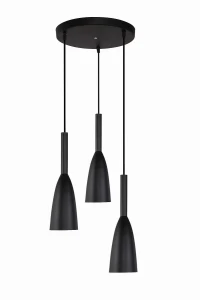 Solin lampa wisząca 3-punktowa czarna LP-181/3P BK