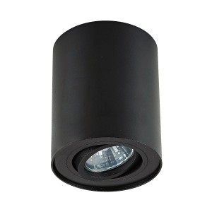 Rondoo lampa sufitowa 1-punktowa kierunkowa czarna 20038-BK