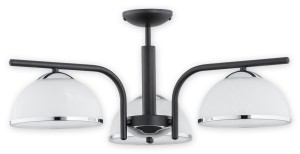Lava lampa sufitowa 3-punktowa  czarna/chrom O2923 W3 CZA + CH