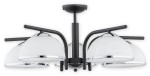 Lava lampa sufitowa 5-punktowa  czarna/chrom O2925 W5 CZA + CH