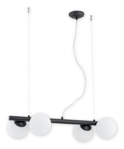 Osso lampa wisząca 4-punktowa czarna O2914 W4 CZA