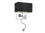 Martens LED kinkiet 2-punktowy czarny AZ1558