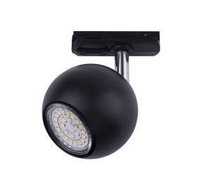 Tracer reflektor spot 1-punktowy do szyny czarny 4041