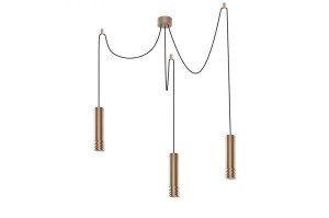 Locus L lampa wisząca 3-punktowa szampan AZ3404